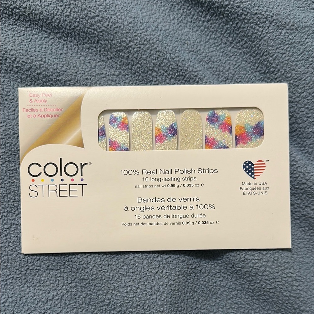 Color Street Press-On Nails - Glitter and Multicolor